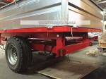 4T2W - 2wheel Dump Trailer With Loading Capacity 4ton;Farm Tractor Box Trailer;