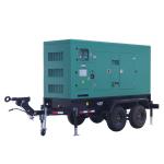 Cummins Mobile Station Silent Trailer Type Diesel Generator For Charging