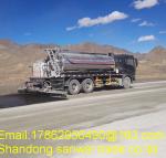 4x2 EURO 3 Asphalt Sprayer Truck , Asphalt Spraying Machine 9-12m / Min