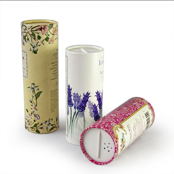 Gloss Lamination Customized Cosmetic Packaging Paper Tube With Shaker Top