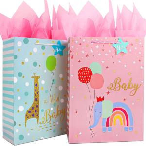 Wholesale Stickers Colorful Cartoon Animal Candy Paper Gift Bag For Kids Birthday Baby Shower Party Favor from china suppliers