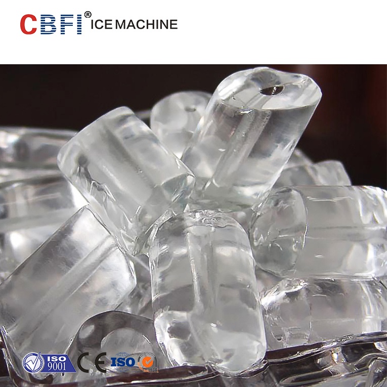 Full Automatic Ice Tube Maker 30 Tons / Day Water Cooling