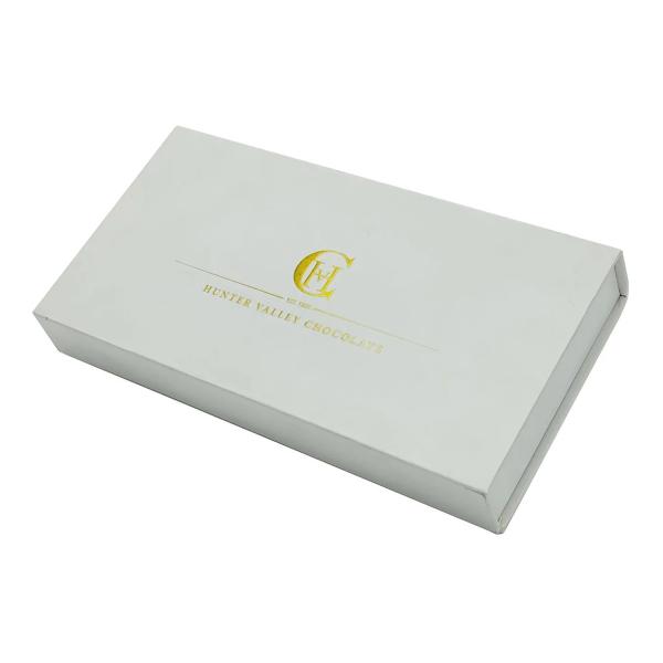Custom Luxury Rigid Fancy Gold Foil Stamping Logo Square Rectangle Candy
