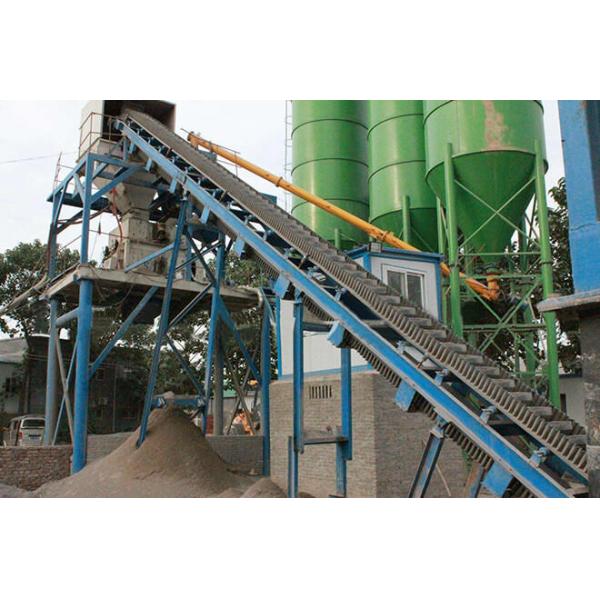 Belt Conveyor Feeding Type HZS90 RMC Batching Plant