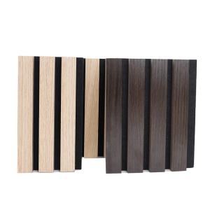 Wholesale Sound Proof Acoustic Slat Wood Wall Panel Polyester Wooden Acoustic Panels from china suppliers