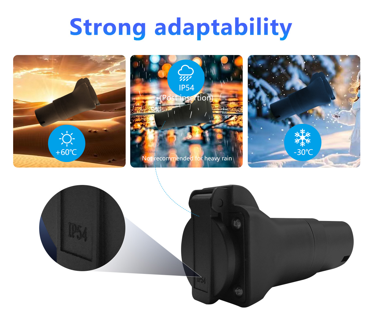 Black 16A 220V 3.5KW EV Charger Adapter Output Power for Car EV Discharger V2L Head Type 2 Charging Station V2L