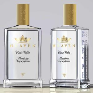 Wholesale Hot Stamping Heaven 500ml Vodka Bottle 700ml Embossed Logo from china suppliers