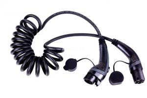 Wholesale 32A 250V 7kW Type 1 To Type 2 EV Charging Cable IEC 62196-2 Mode 3 Charging Cable from china suppliers
