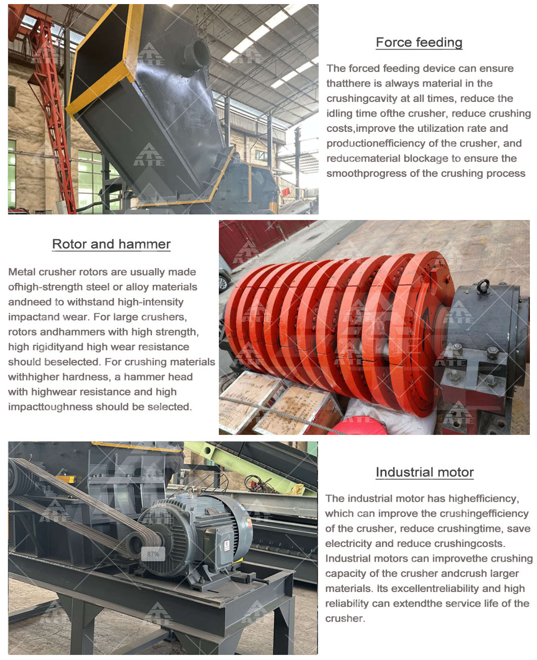 Scrap Iron Metal Steel Hammer Mill Large Scrap Metal Crusher Machine Scrap Metal Crushing Sorting Line