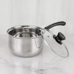 3pcs Milk Pot Set Kitchenware Cookware Set Stainless Steel Soup Stock Pots with