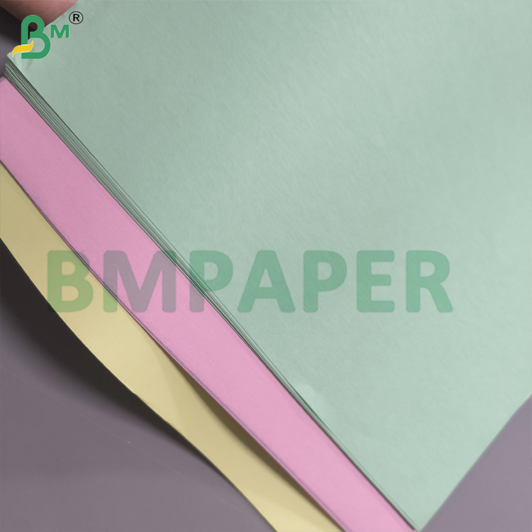 75g 80g Colored Invoice Book Paper CB CFB CF Multi Color Laser Printing