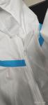 White Personal Disposable Protective Coverall , Disposable Body Suit Oem