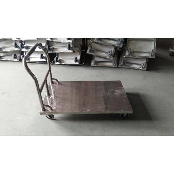 stainless steel flat trolley folded specification will be check the products details