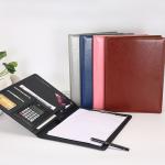 Waterproof Document Leather Business Portfolio Washable Multiscene Custom Logo