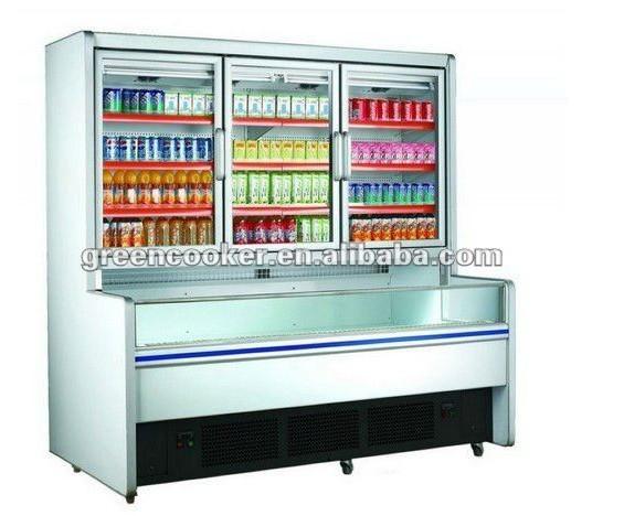Commercial Combination Freezer For Frozen Food With Limited Space / Drinks