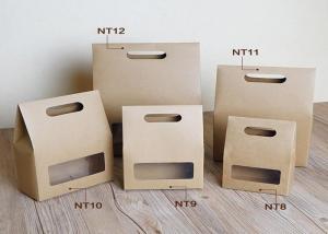 Wholesale Greaseproof 80gsm Paper Bags With Clear Window from china suppliers
