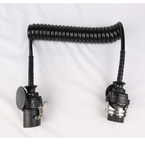 Wholesale Precision EBS Trailer Cable 7 Cord Plug Coil Cable 24v Black Color ISO/TS7638 from china suppliers