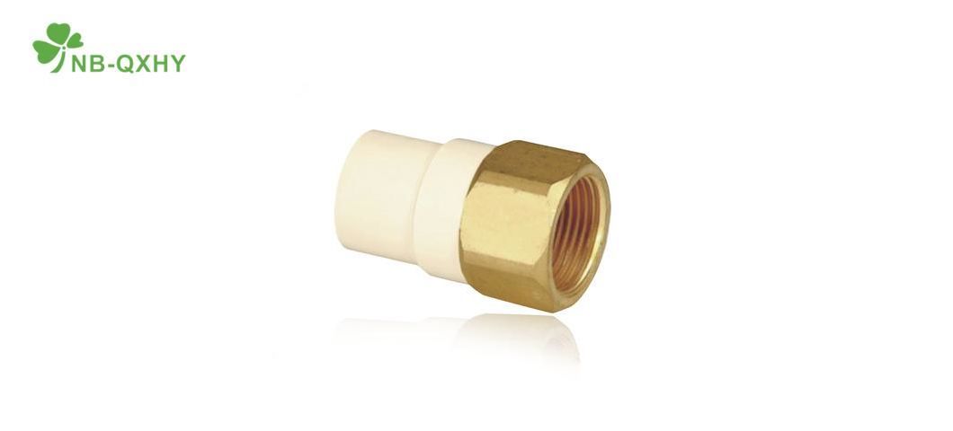 Nb-Qxhy ASTM 2846 CPVC Fittings Female Adapter with Brass Thread