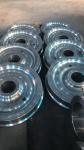 OEM Forged Steel Rail Wheels , Flange Cast Crane Trolley Wheels