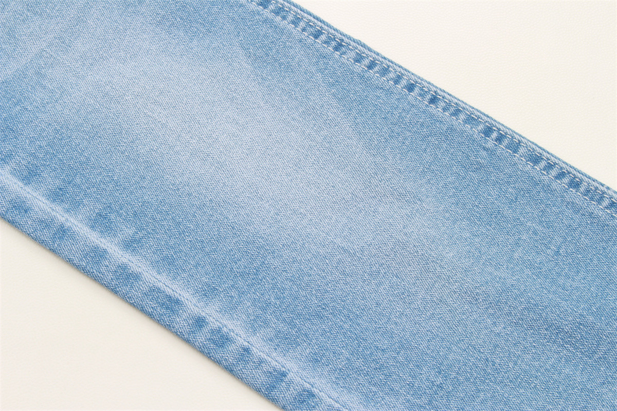 High Stretch Denim Fabric 10oz Cotton Polyester Rayon Jeans Textile 58/59''