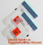 Biodegradable Biohazard Specimen Bag, Biohazard Specimen Transport Bag, Medical