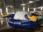 Durable 0.9mm PVC Airtight Inflatable Saturn Water Toy For Water Park / Water