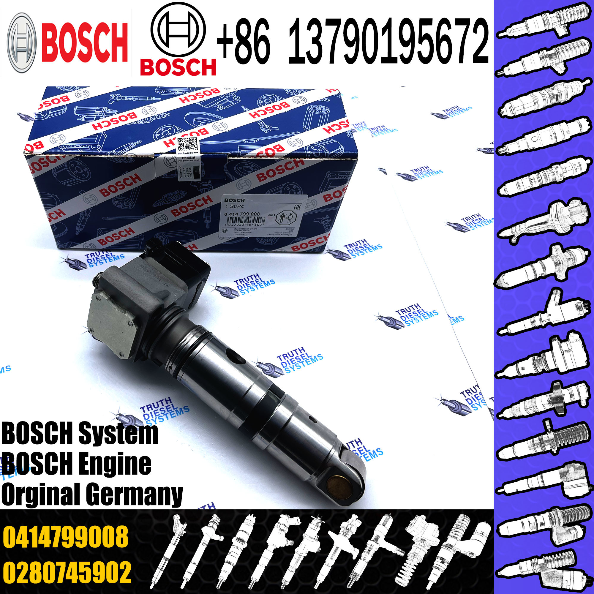 Diesel Unit Fuel Pump 0414799014 0414799029 0414799008 For 0280746902 A0280746902