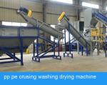 3000kg / Hr Woven Bag Film HDPE Recycling Machine Crushing Washing Line