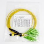 3.0mm SM 9/125 G657A 12/24 Cores MPO MTP Female To SC Fiber Optic Fanout Cable
