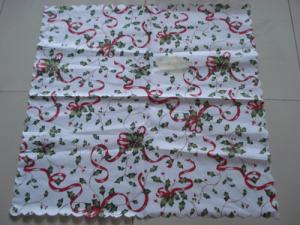 Wholesale BSCI audit passed-Luxuary 100% Polyester Christmas printed tablecloth from china suppliers