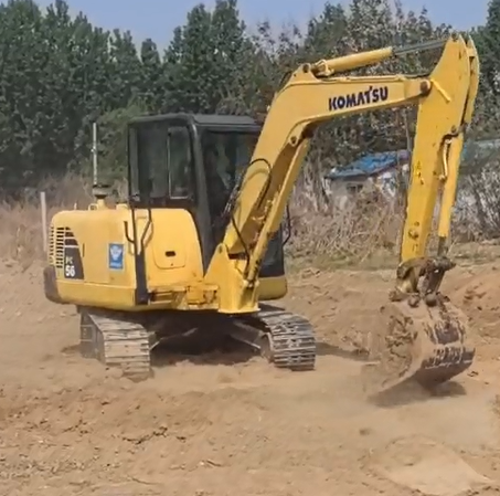 Used Komatsu PC56 Mini Digger | Compact Crawler Excavator | Reliable Construction Machinery