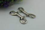 Handbag hardware 85 mm length nickel color swivel snap lobster claw clasp hook