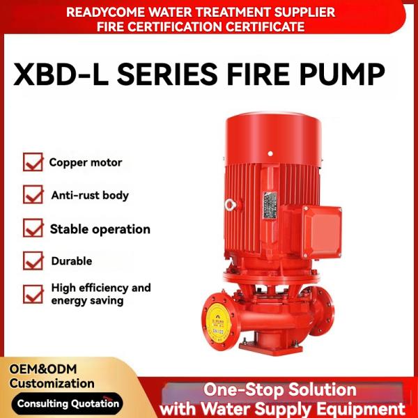XBD-L Vertical Single Stage Fire Pump Sprinkler Multi Stage Fire Booster Pump