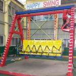 12 Riders Amusement Park Rides Happy Swing Ride Adjustable Speed Without