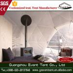 Outdoor 6-8 Person Family Camping Tents , White PVC Steel Frame Tent