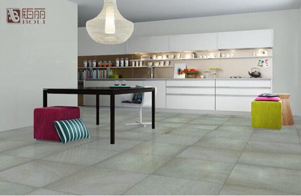 Stairs Tread Hotel Marble Like Porcelain Tile / Stone Effect Porcelain Tiles