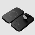 12V 2A Wireless Charger Stations Folding Magnetic Safe Dock