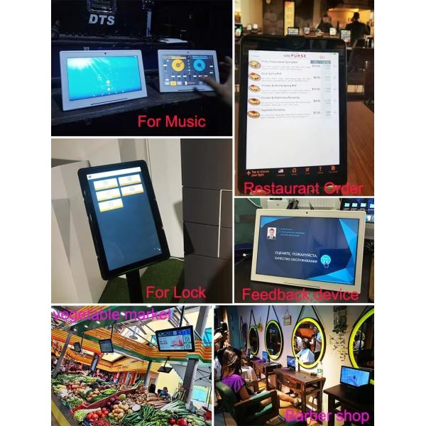 desktop 10.1inch L shape android tablet pc wifi NFC touch screen quad core smart office self-service kiosk business use