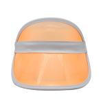 PVC PU Material Adjustable Sun Visor Cap For Outdoor Sports