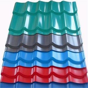 China DX51D+Z GI Corrugated Metal Plate DIN Blue Galvanised Coated Roofing Sheet on sale