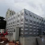 Healthy Cubic Water Tank SUS304 / SUS316 Material Silver Color Food Grade