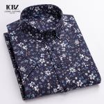 Men's Casual Hawaiian Lapel Shirt in Large Size Summer Floral Printing Thin