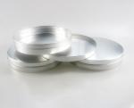 300ml 145 * 25 Silver Straight Cover Circular Aluminum Box Mooncake Box Tea Cake