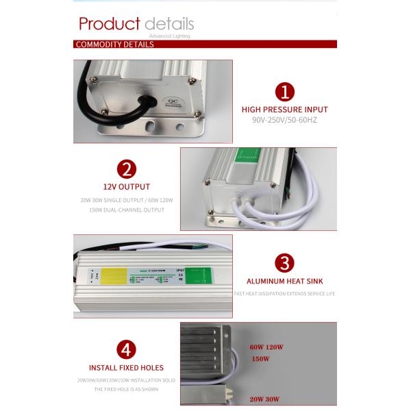 IP67 Constant Voltage LED Power Supply