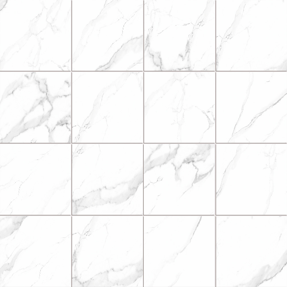 Carrara White 250x250mm Floor Ceramic Rustic Tile For Living Room And Durable Wall Tile For Decoration