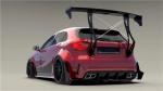 For Mercedes AMG A45 Carbon Fiber Body Kit A45 Upgraded Top Style Front Shovel