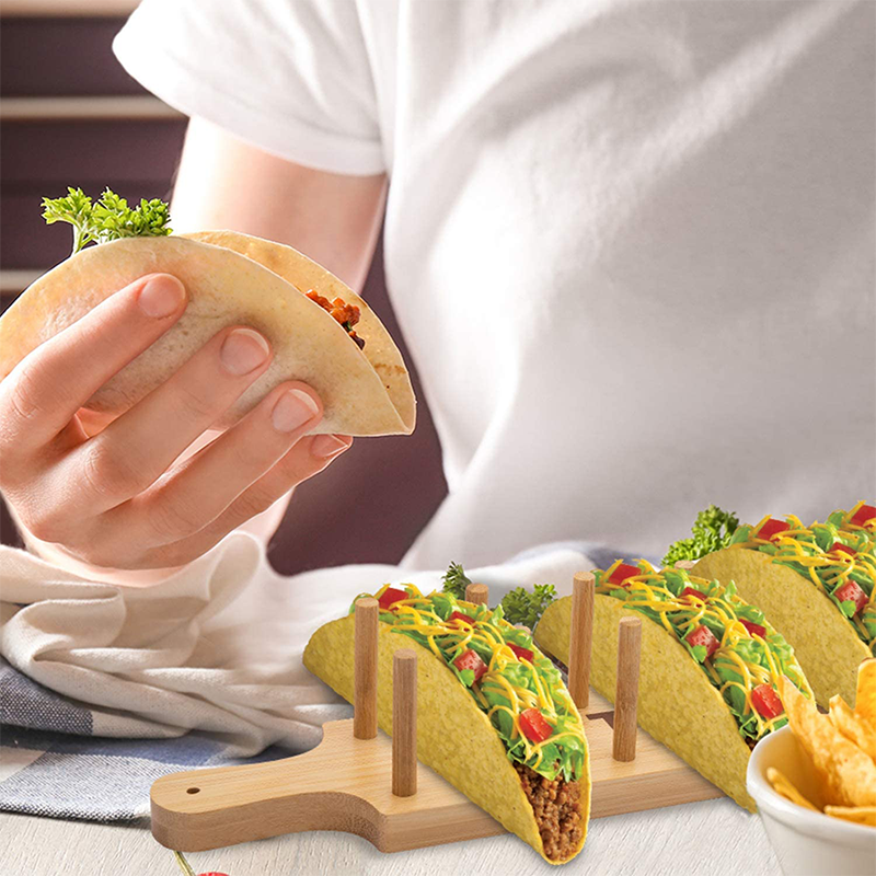 Customized Pattern Type Plateaux a tacos de forme ondulee for Mexican Restaurant