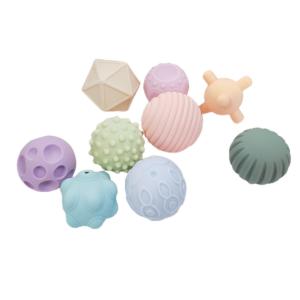 Wholesale Soft Textured Multi Silicone Sensory Ball Toys Montessori Toys for Babies from china suppliers