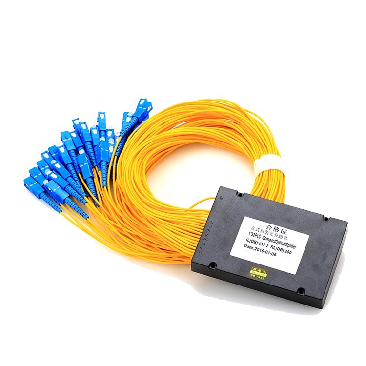 G657 Fiber Optical Plc Splitter 1x32 Wide Operating Wavelength
