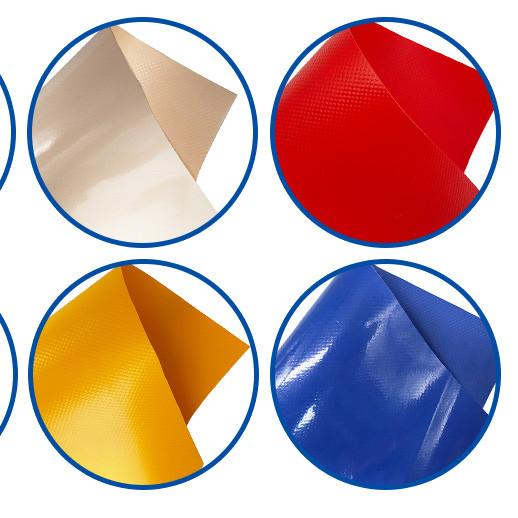 0.4-1mm PVC Coated Fabric Waterproof Tarpaulin Rolls Fire Retardant Tarps PVC